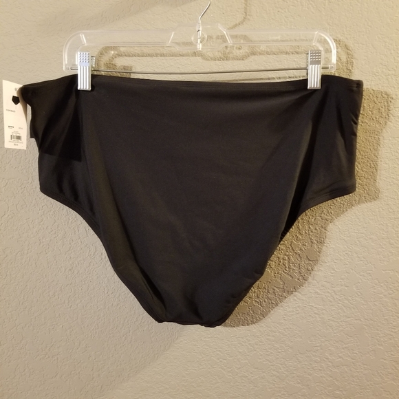 Apt 9 Women's New Black Crossover High Waist Swimsuit Bottoms Size XXL (20) - Picture 2 of 6